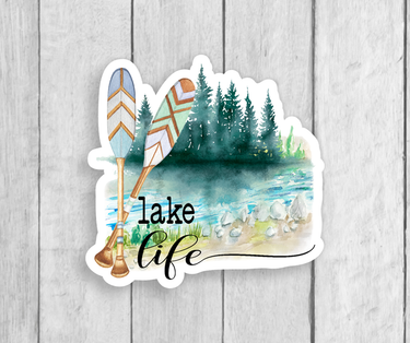 Lake Life Vinyl Sticker